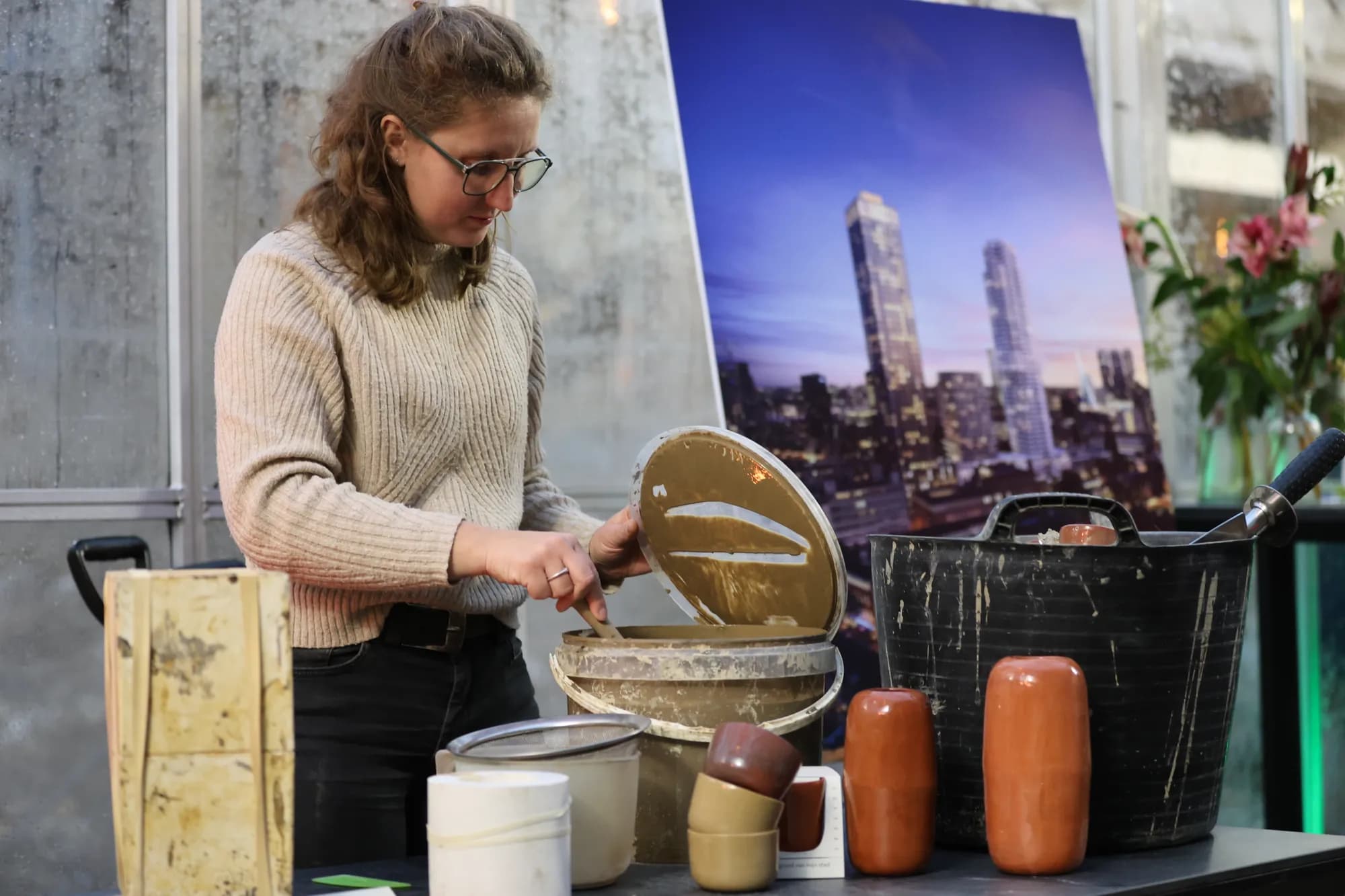 Kunstenaar Iris Veentjer (Bakkie Trots)