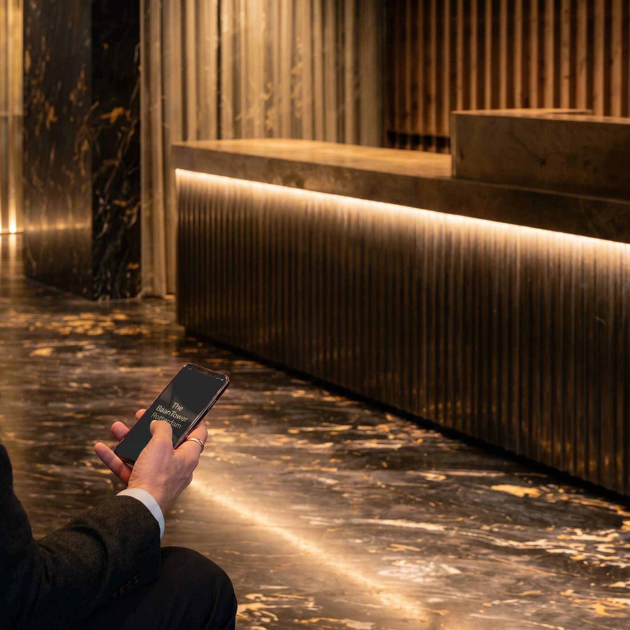 The BaanTower lobby and concierge