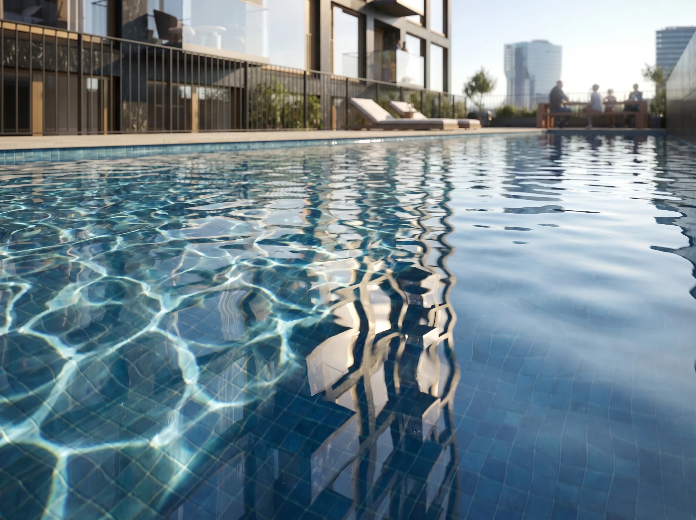 Rooftop pool